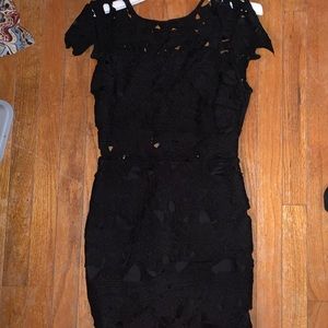 Black Dress with holes